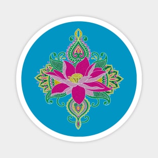 Lotus Mosaic Magnet